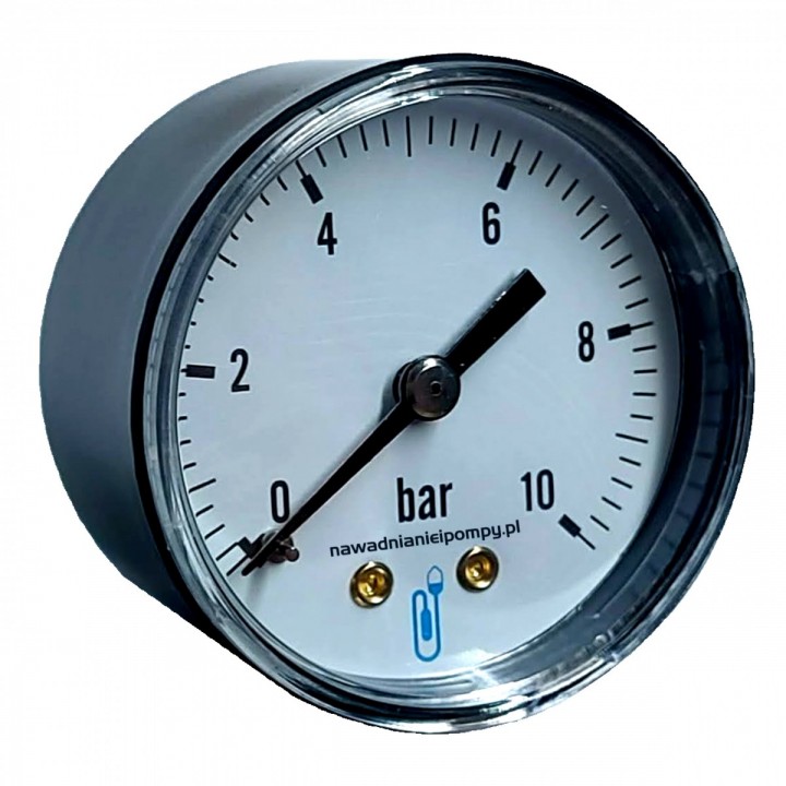 Manometr 10bar fi50 1/4" Distabilo